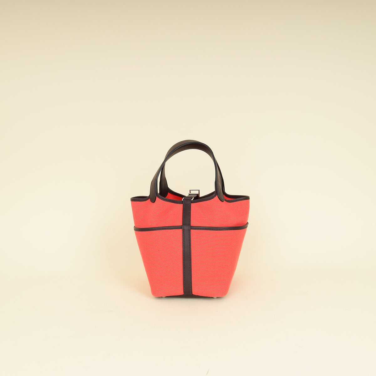 Hermes Bicolor Cargo Picotin Lock 18 Bag