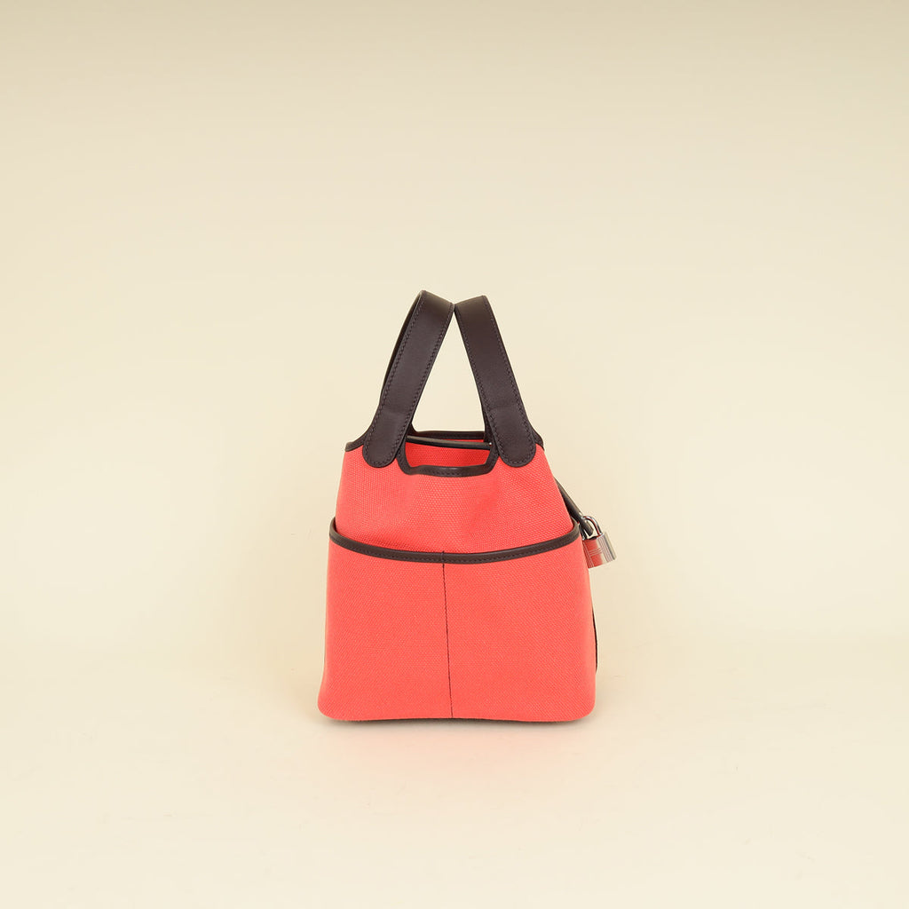Hermes Bicolor Cargo Picotin Lock 18 Bag