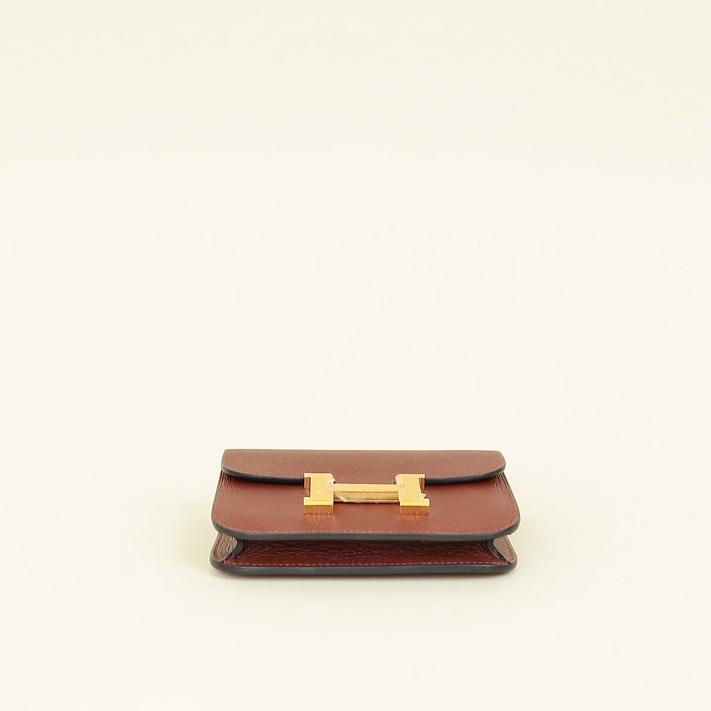 Hermes Bicolor Constance Slim Wallet