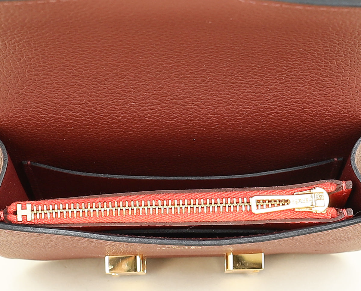 Hermes Bicolor Constance Slim Wallet