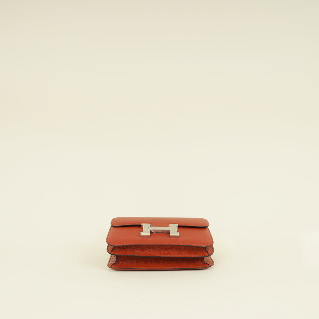 Hermes Cuivre 6C Constance II Mini Re-Edition Bag