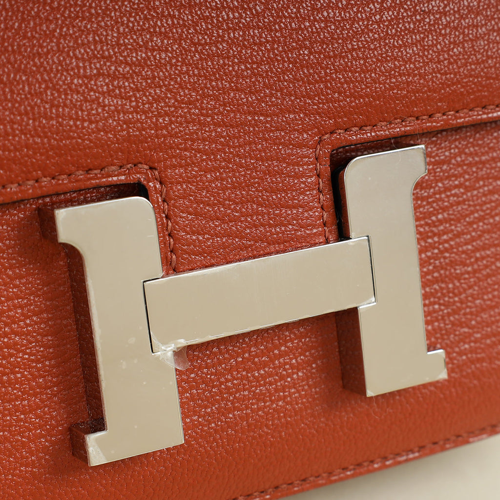 Hermes Cuivre 6C Constance II Mini Re-Edition Bag