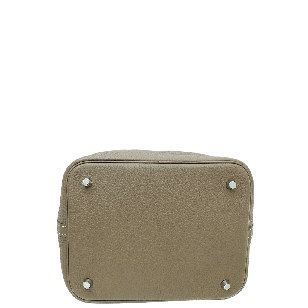 Hermes Etoupe Picotin Lock 22 Bag