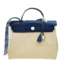 Hermes Bicolor Herbag Zip 31 PM Retourne Toile Vache Hunter Bag