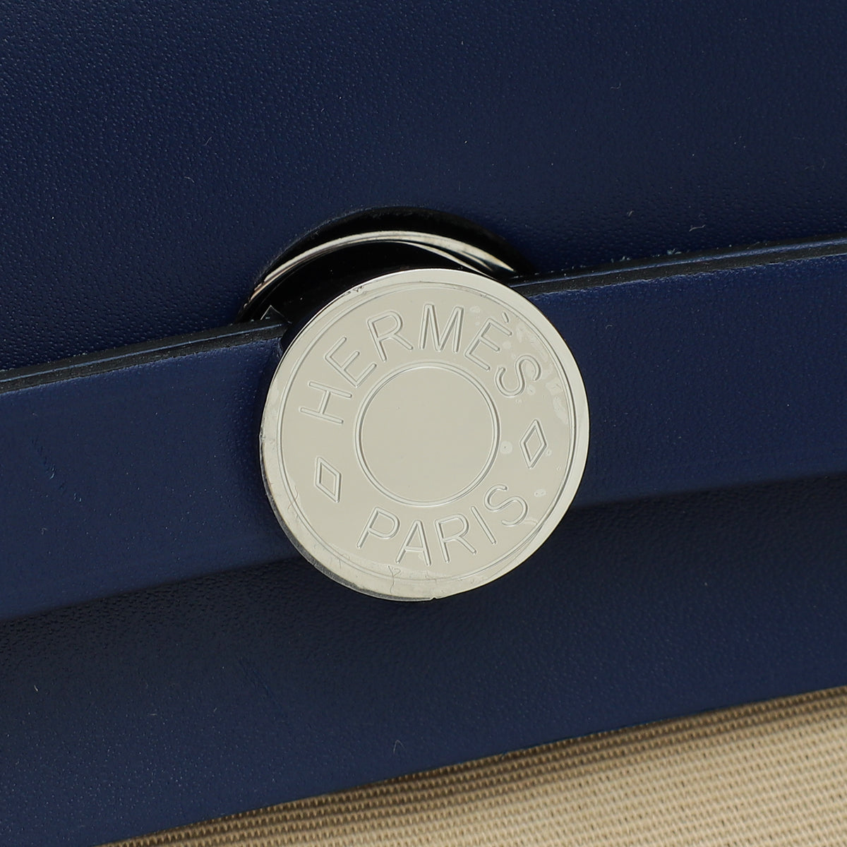 Hermes Bicolor Herbag Zip 31 PM Retourne Toile Vache Hunter Bag