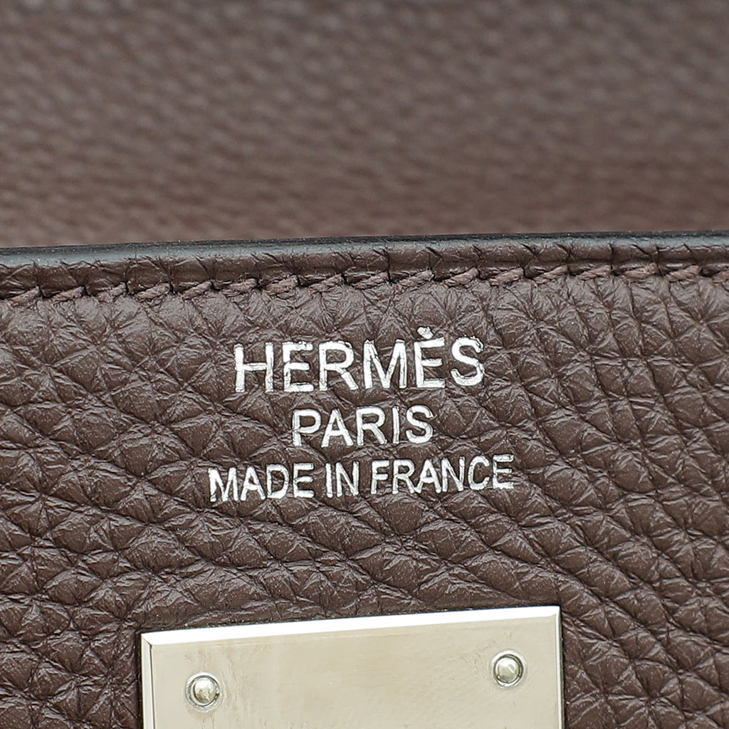 Hermes Chocolate Retourne Kelly 40 Bag