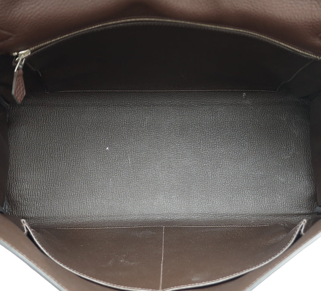 Hermes Chocolate Retourne Kelly 40 Bag