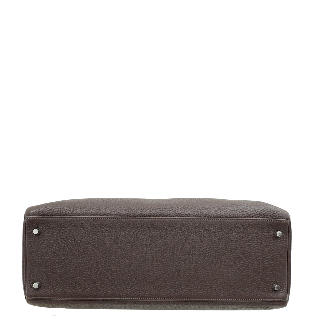 Hermes Chocolate Retourne Kelly 40 Bag