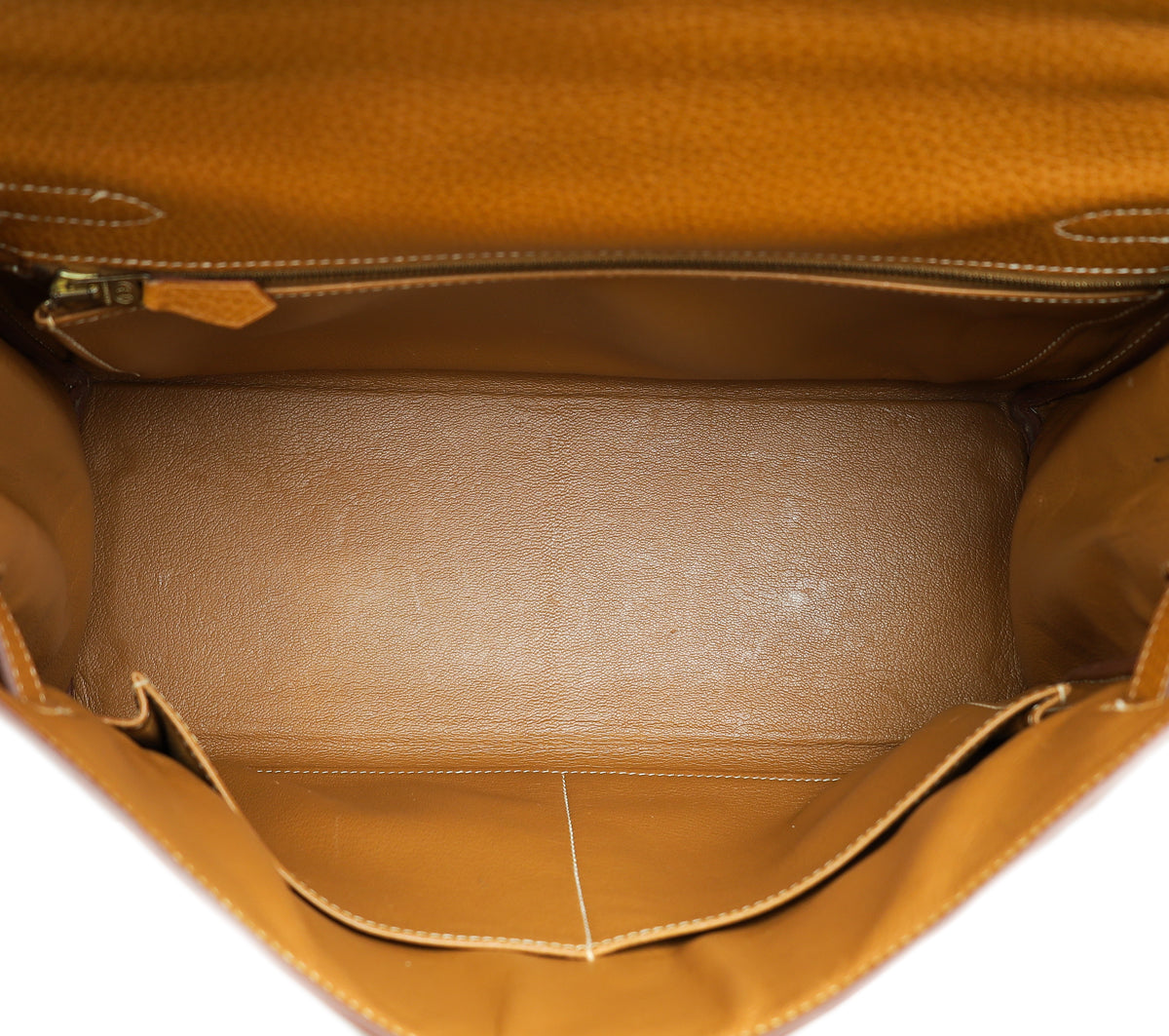 Hermes Naturelle Vintage Kelly 32 Retourne Ardennes Bag