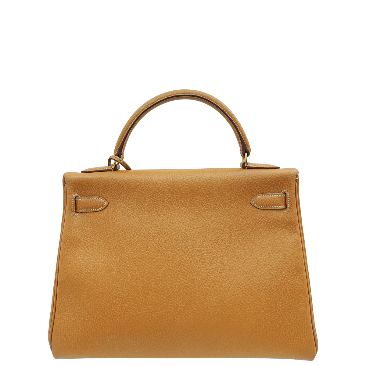 Hermes Naturelle Vintage Kelly 32 Retourne Ardennes Bag
