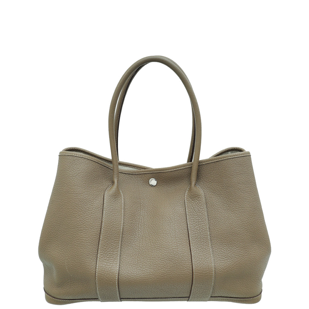Hermes Etoupe Garden Party 36 Bag