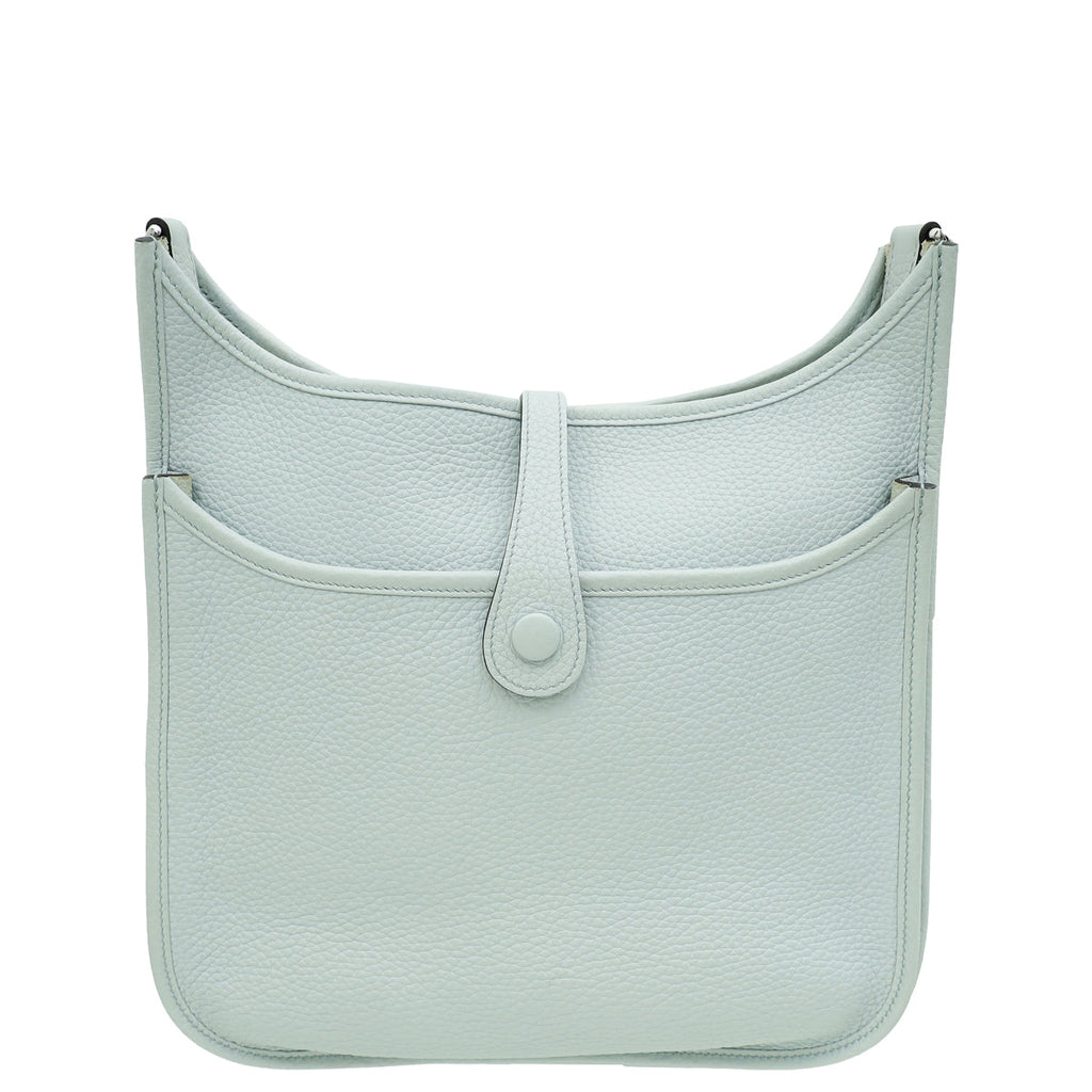 Hermes Bleu Brume Evelyne III PM Bag