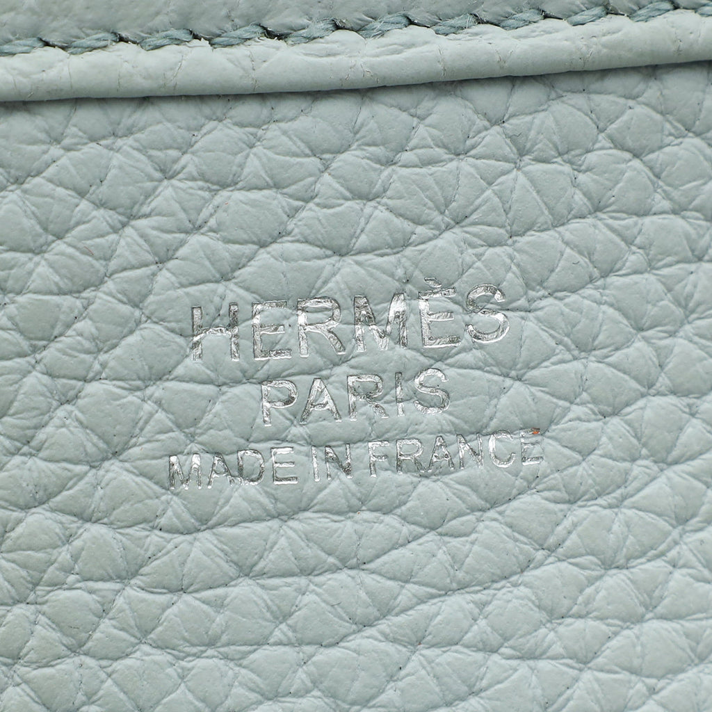 Hermes Bleu Brume Evelyne III PM Bag