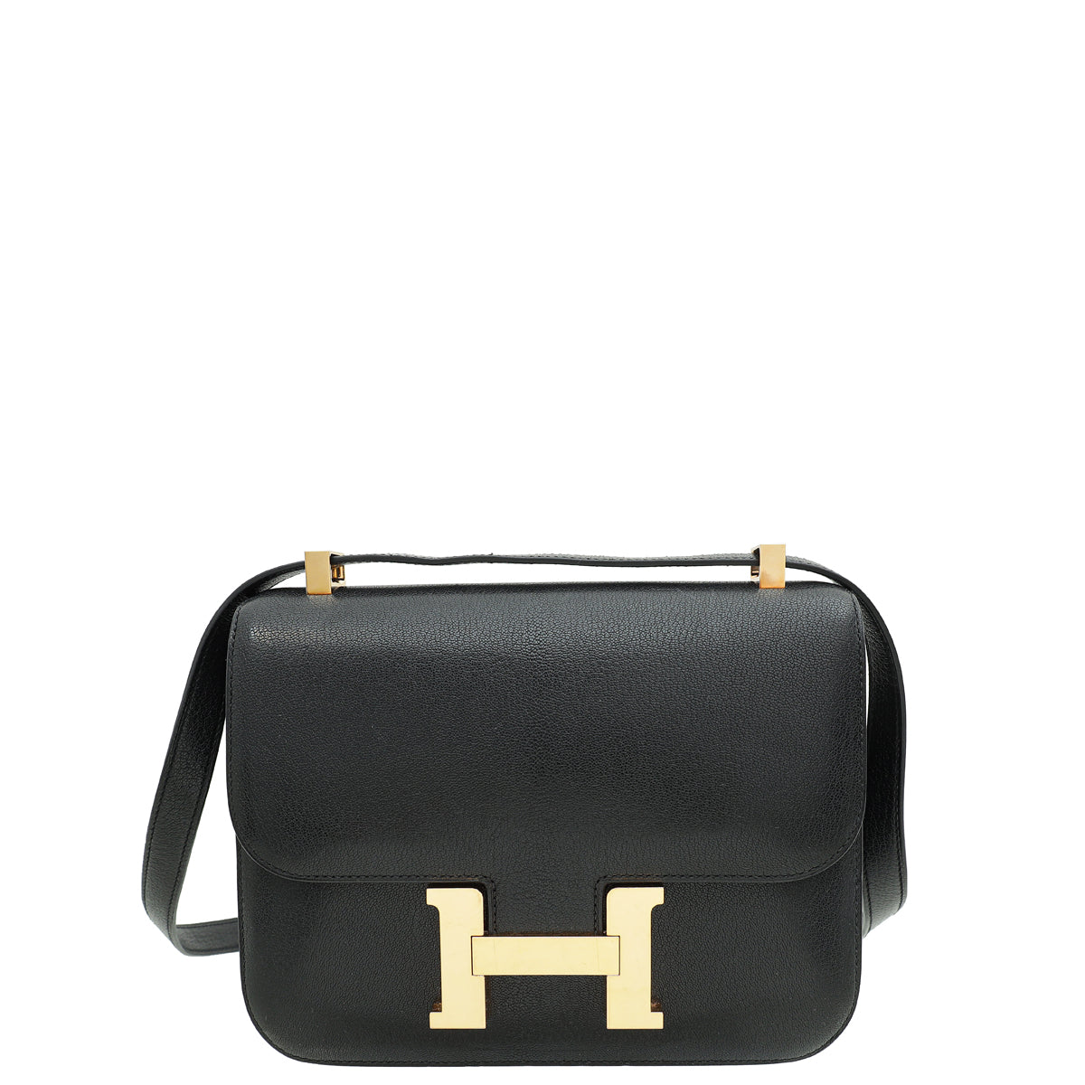 Hermes Noir Constance 1-24 Chevre Chamkila Bag