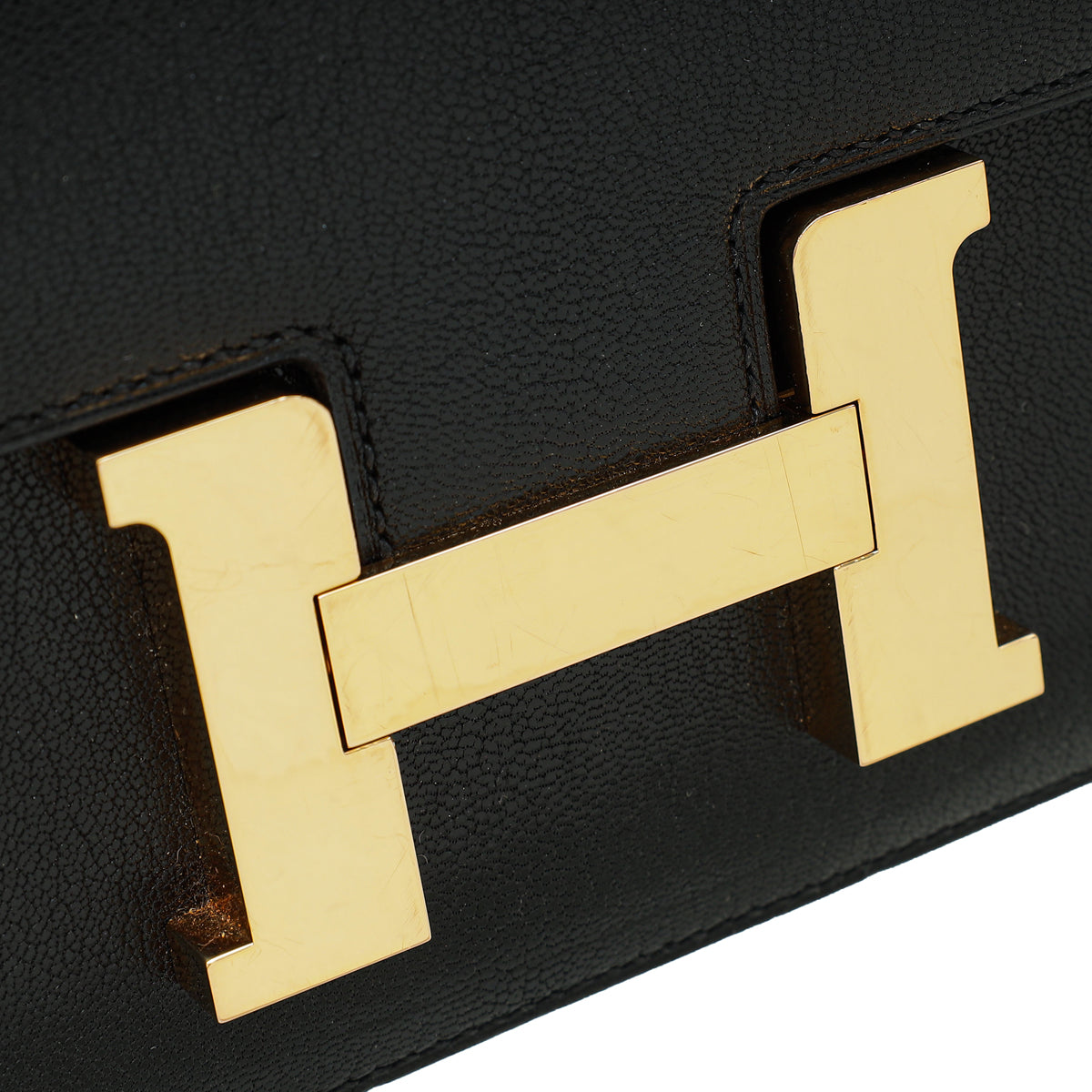 Hermes Noir Constance 1-24 Chevre Chamkila Bag