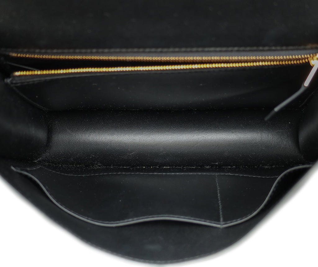 Hermes Noir Constance 1-24 Chevre Chamkila Bag