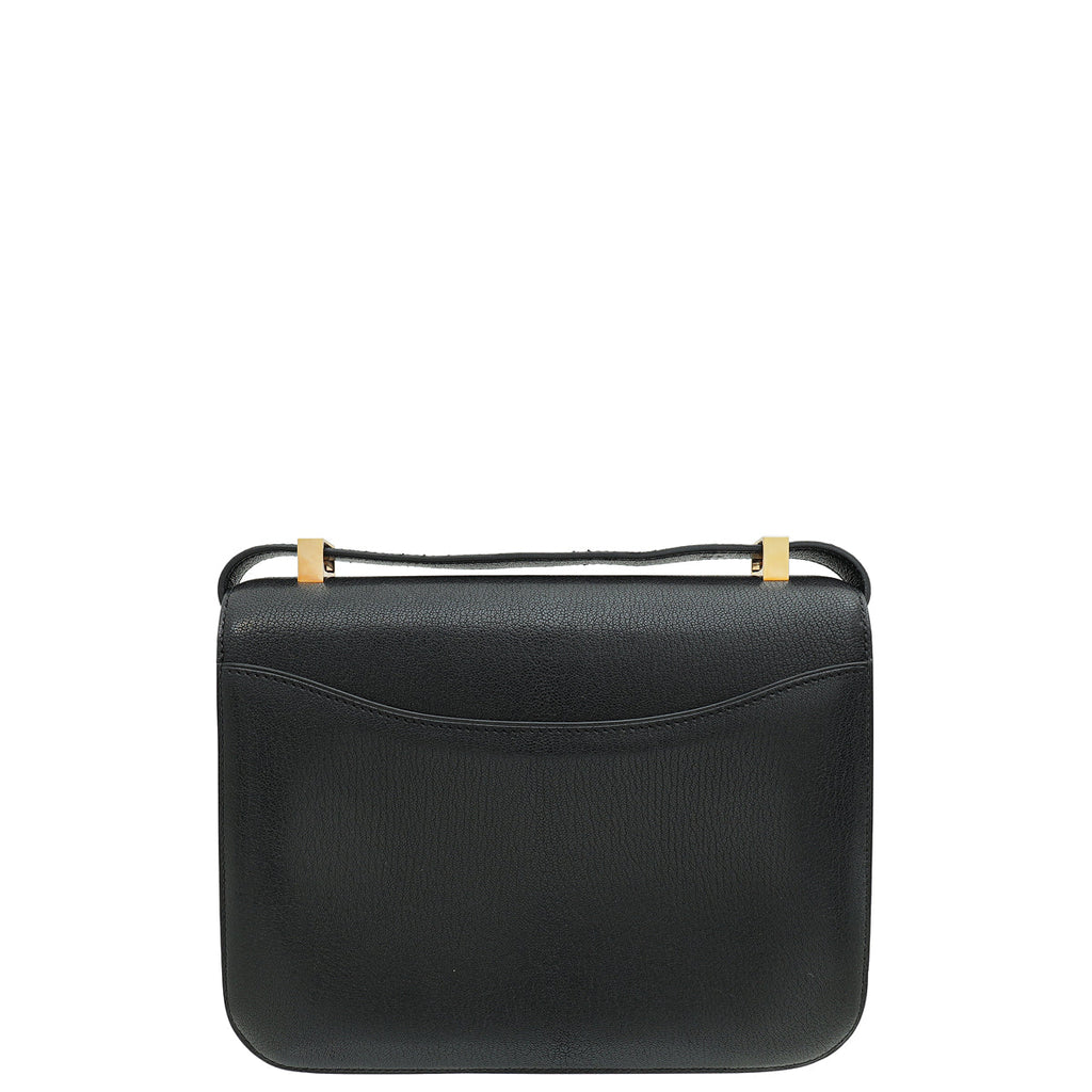 Hermes Noir Constance 1-24 Chevre Chamkila Bag
