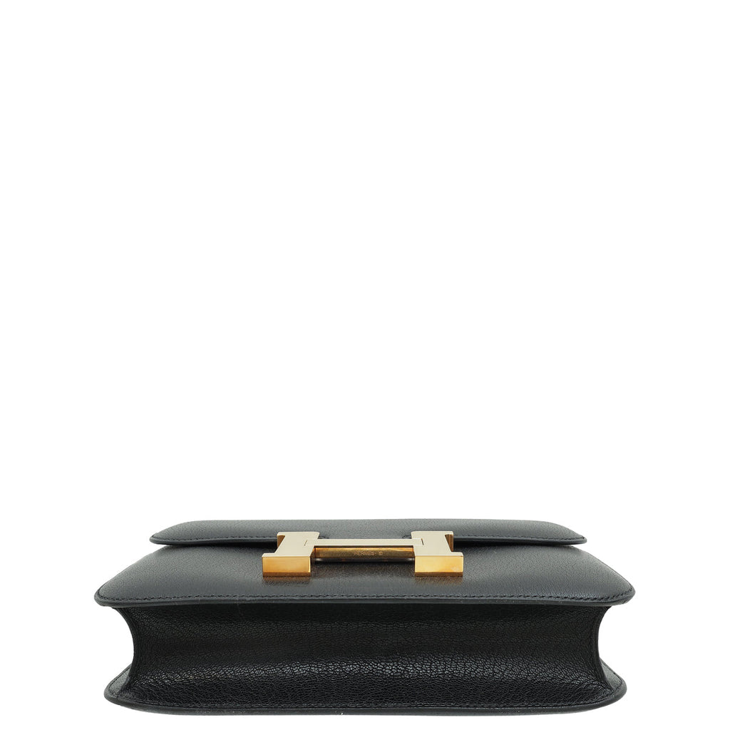 Hermes Noir Constance 1-24 Chevre Chamkila Bag