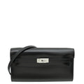 Hermes Noir Kelly Classique To Go Wallet