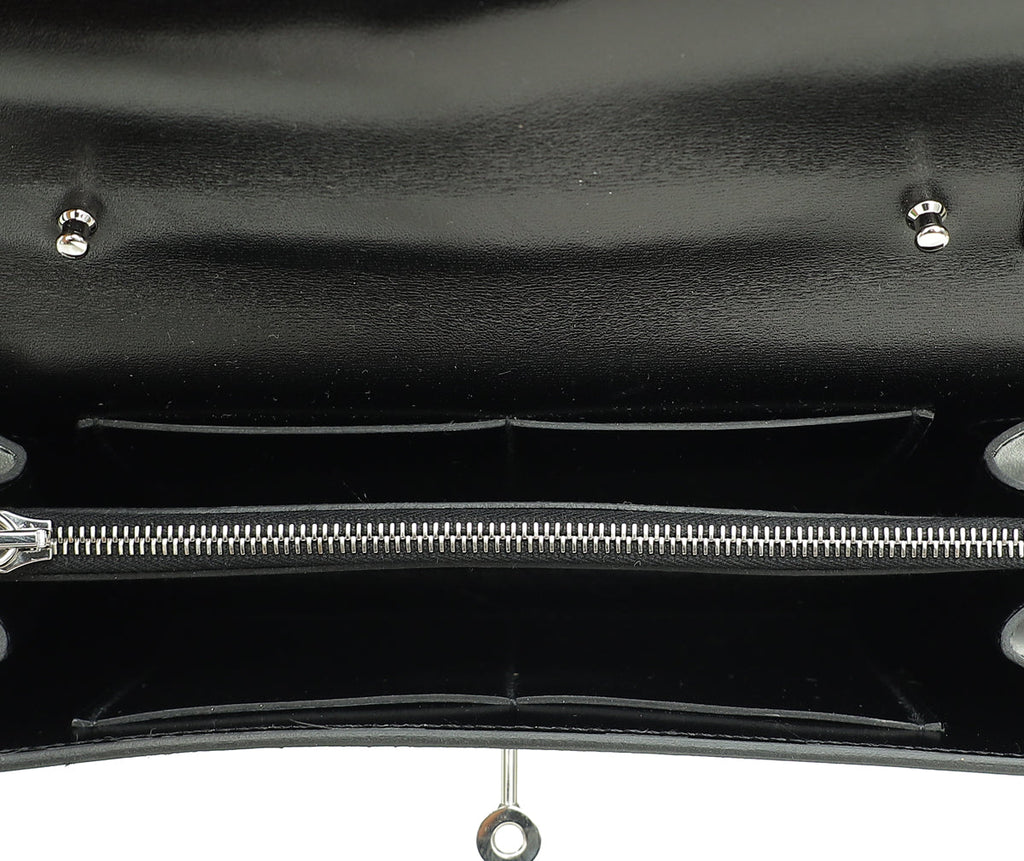 Hermes Noir Kelly Classique To Go Wallet