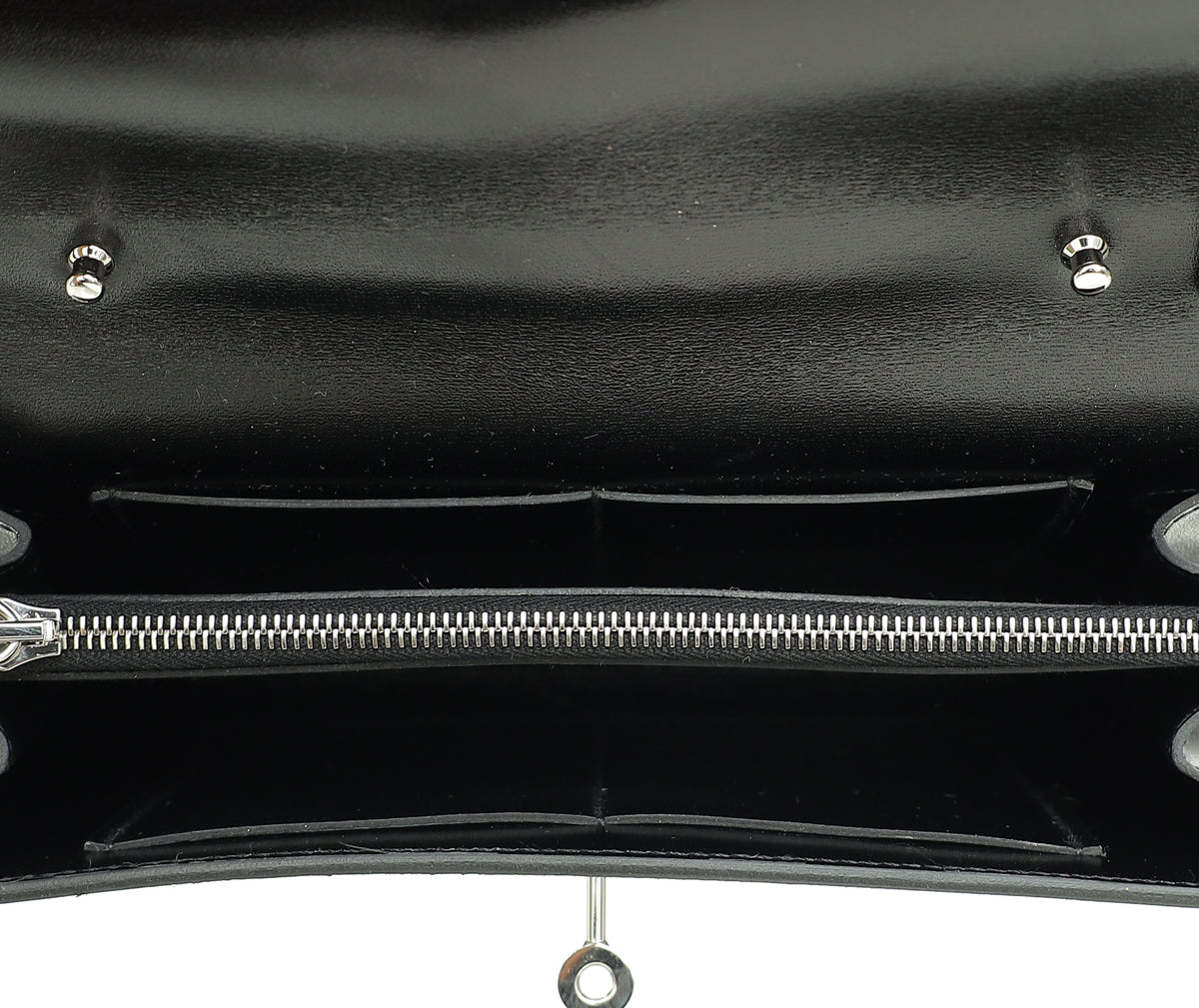 Hermes Noir Kelly Classique To Go Wallet