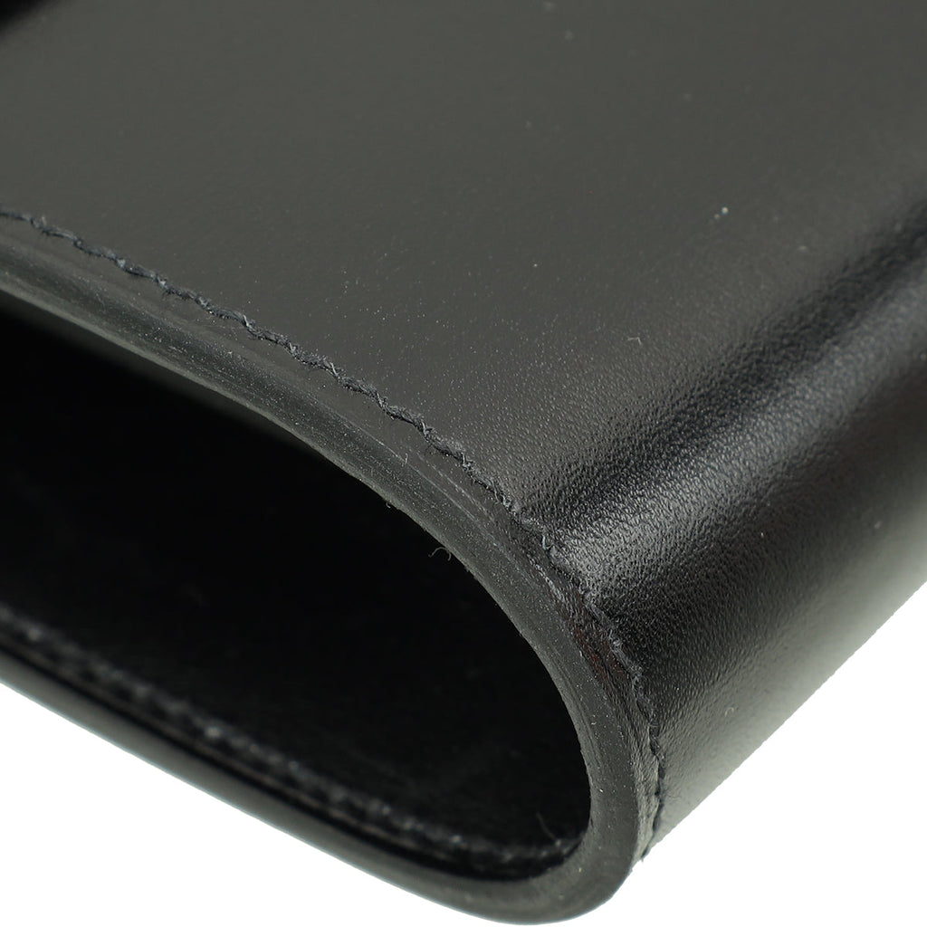 Hermes Noir Kelly Classique To Go Wallet