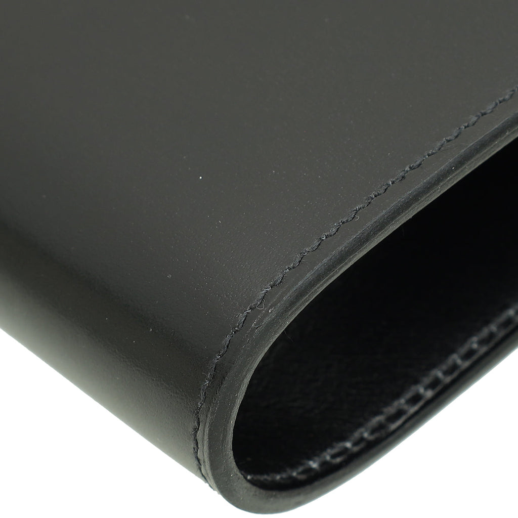 Hermes Noir Kelly Classique To Go Wallet