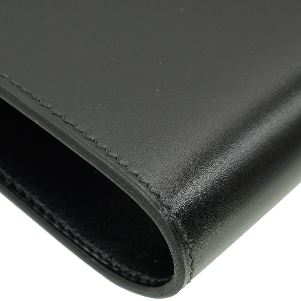 Hermes Noir Kelly Classique To Go Wallet