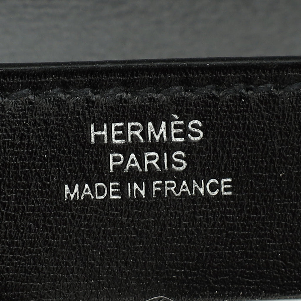 Hermes Noir Kelly Classique To Go Wallet