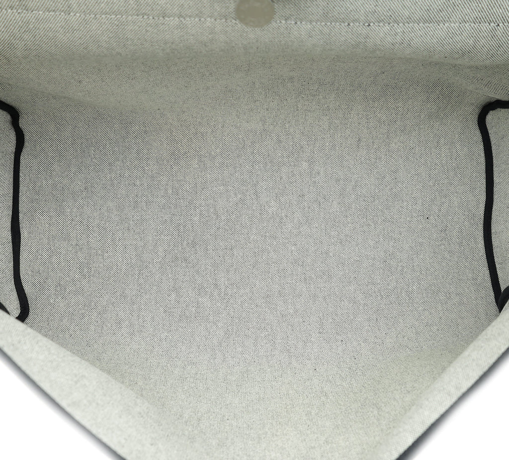 Hermes Bicolor Herbag Zip Cabine Circuit 24" Motif, Plume Bag