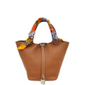 Hermes Gold Picotin Lock 18 Bag w/ Twilly
