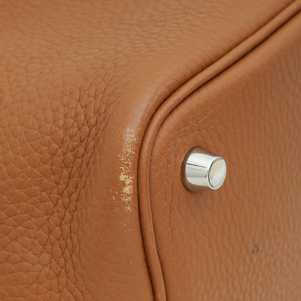 Hermes Gold Picotin Lock 18 Bag w/ Twilly