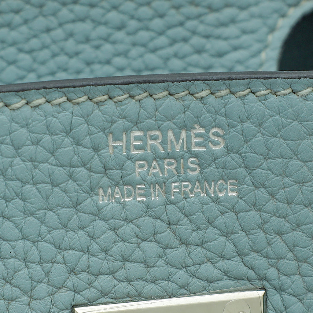 Hermes Ciel Birkin 35 Bag