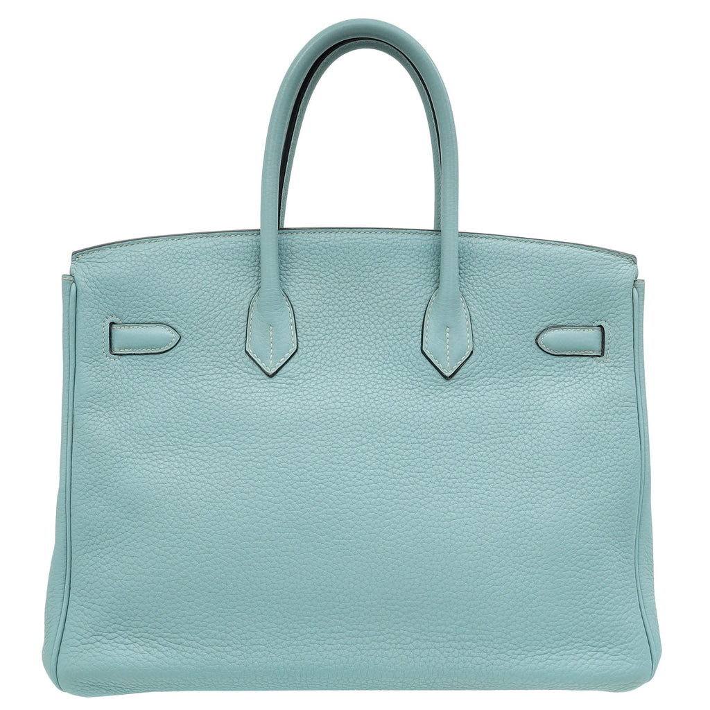 Hermes Ciel Birkin 35 Bag