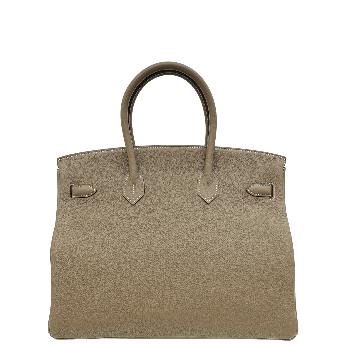 Hermes Etoupe Retourne Birkin 35 Bag