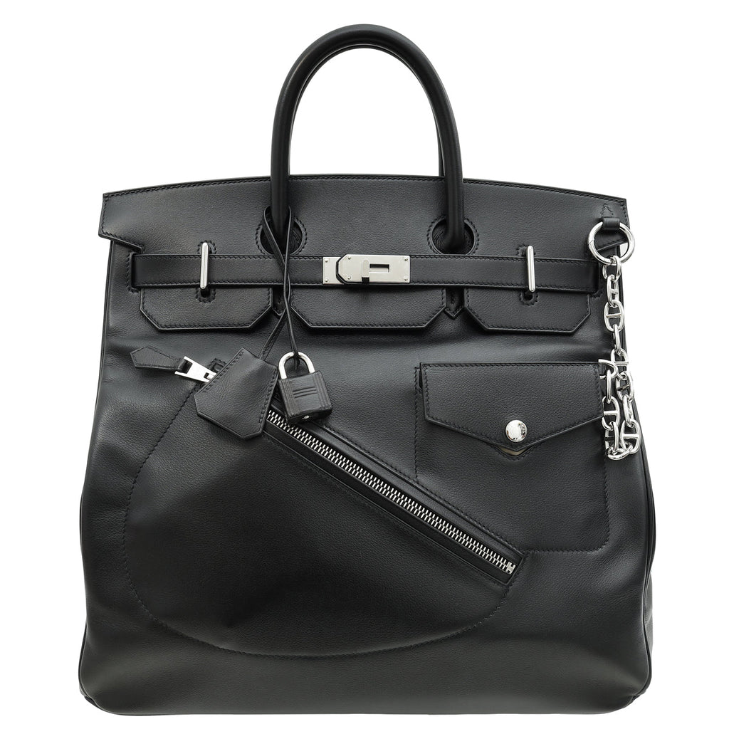 Hermes Noir Rock Hac Birkin 40 Bag