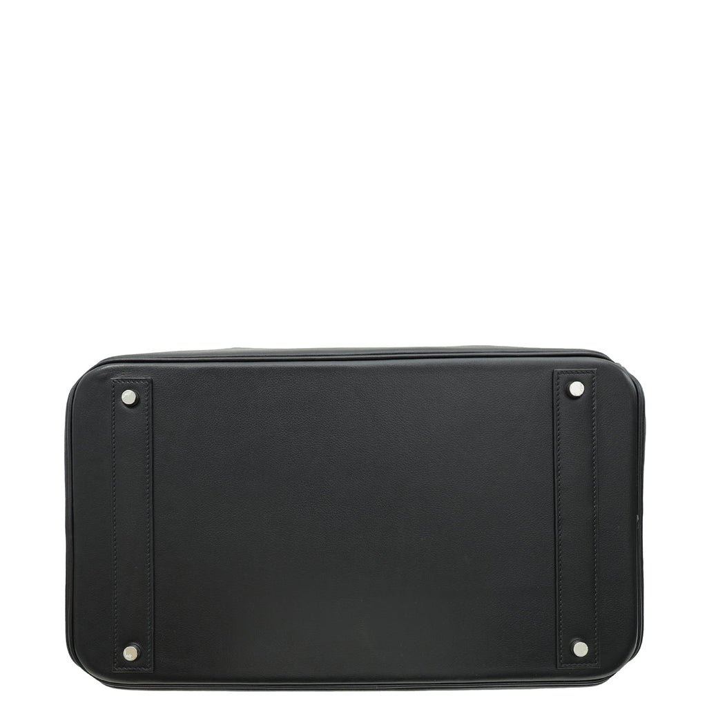 Hermes Noir Rock Hac Birkin 40 Bag