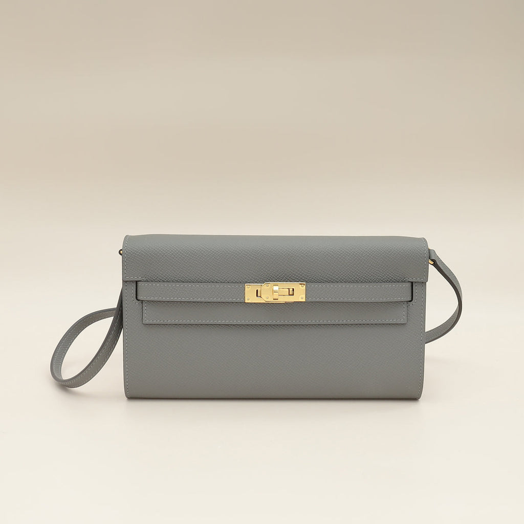 Hermes Gris Meyer Kelly To Go Wallet
