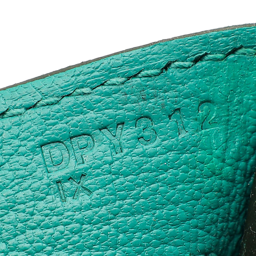 Hermes Vert Verone Birkin 30 Bag