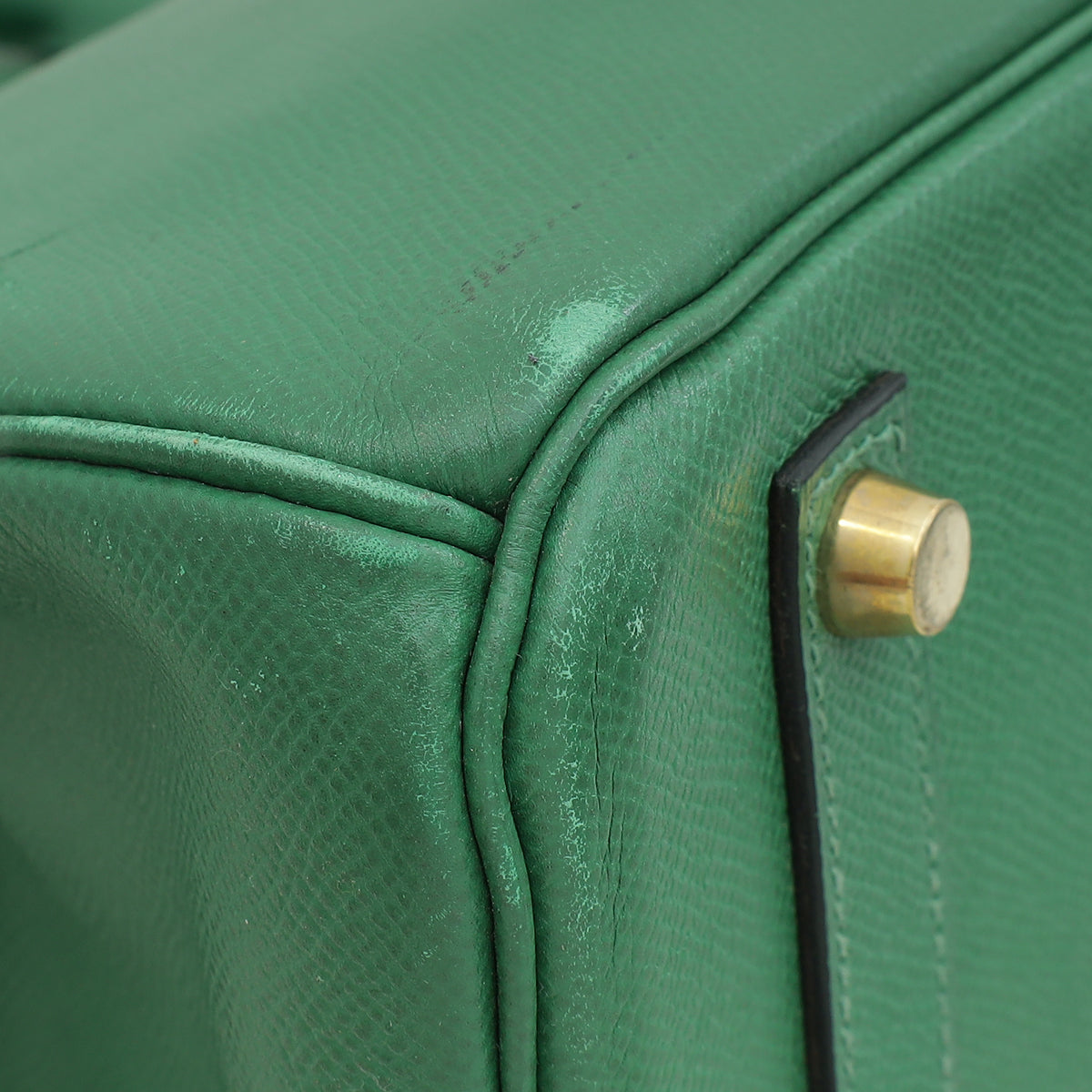 Hermes Vert Bengal Retourne Birkin 35 Bag