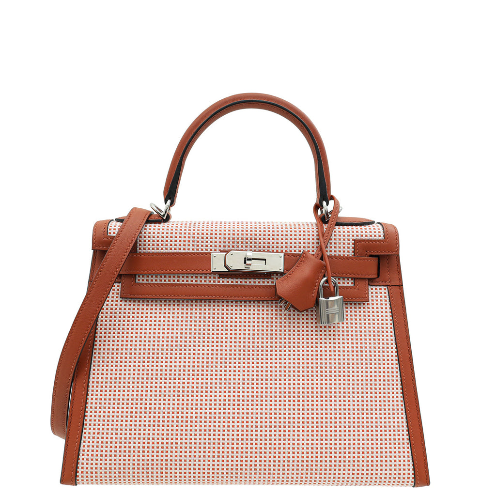 Hermes Bicolor Sellier Kelly 28 Bag