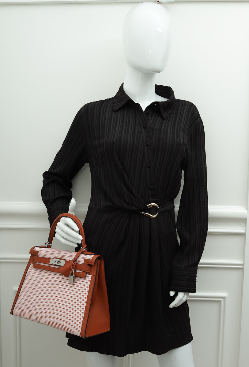 Hermes Bicolor Sellier Kelly 28 Bag