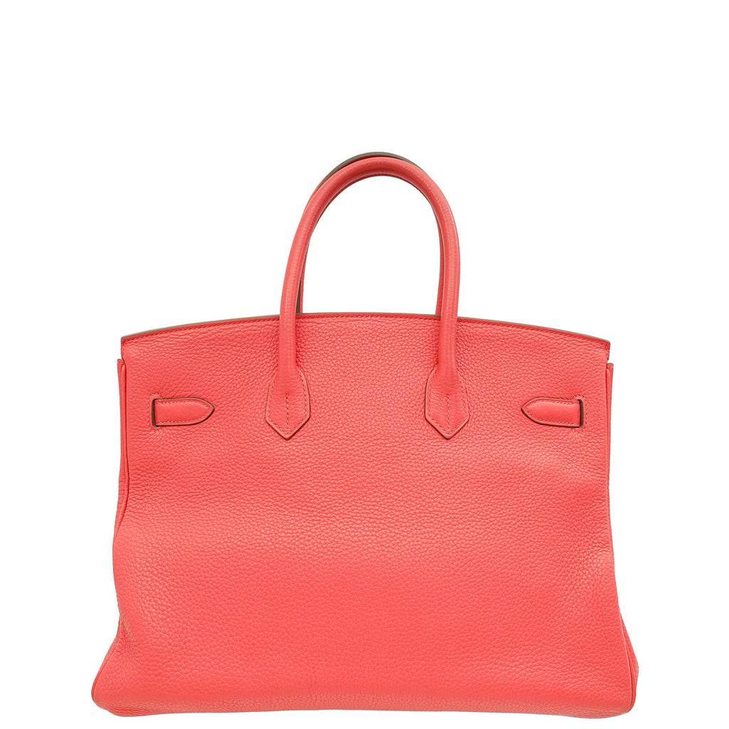 Hermes Rose Jaipur Birkin 35 Bag