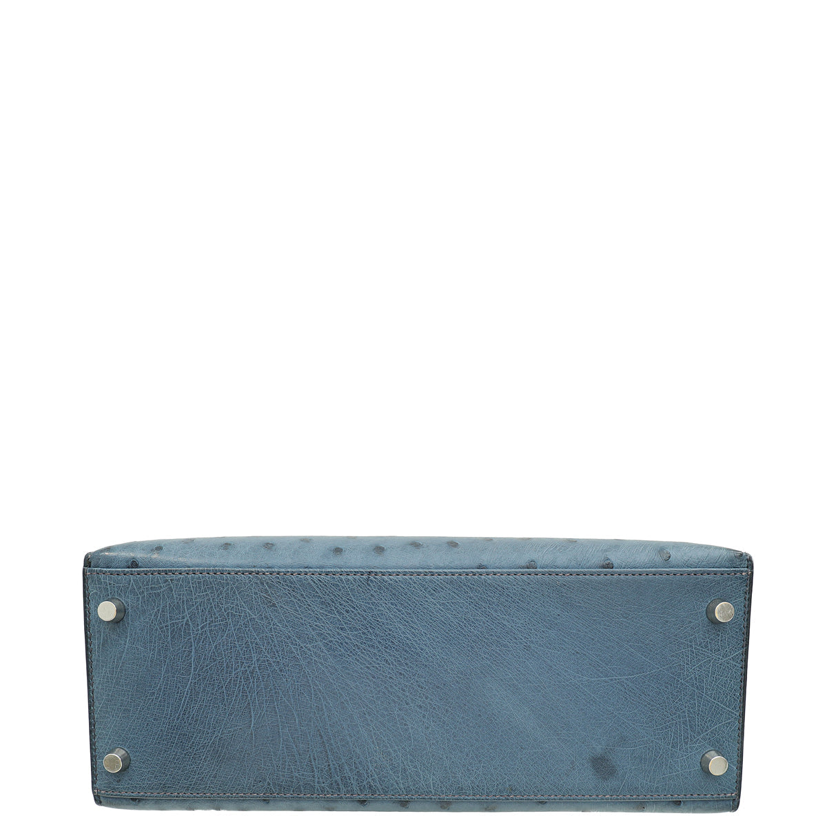 Hermes Bleu Roi Ostrich Sellier Kelly 28 Bag