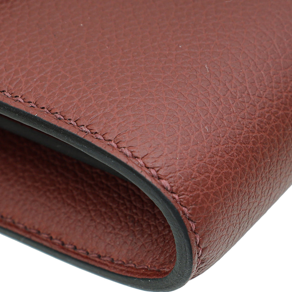 Hermes Rouge H Constance To Go Evercolor Wallet