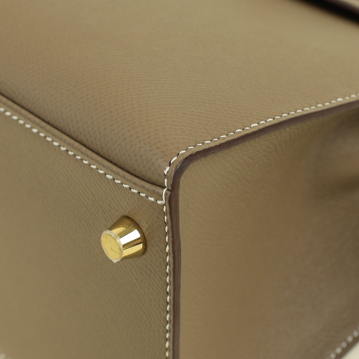 Hermes Etoupe Kelly 28 Sellier Bag
