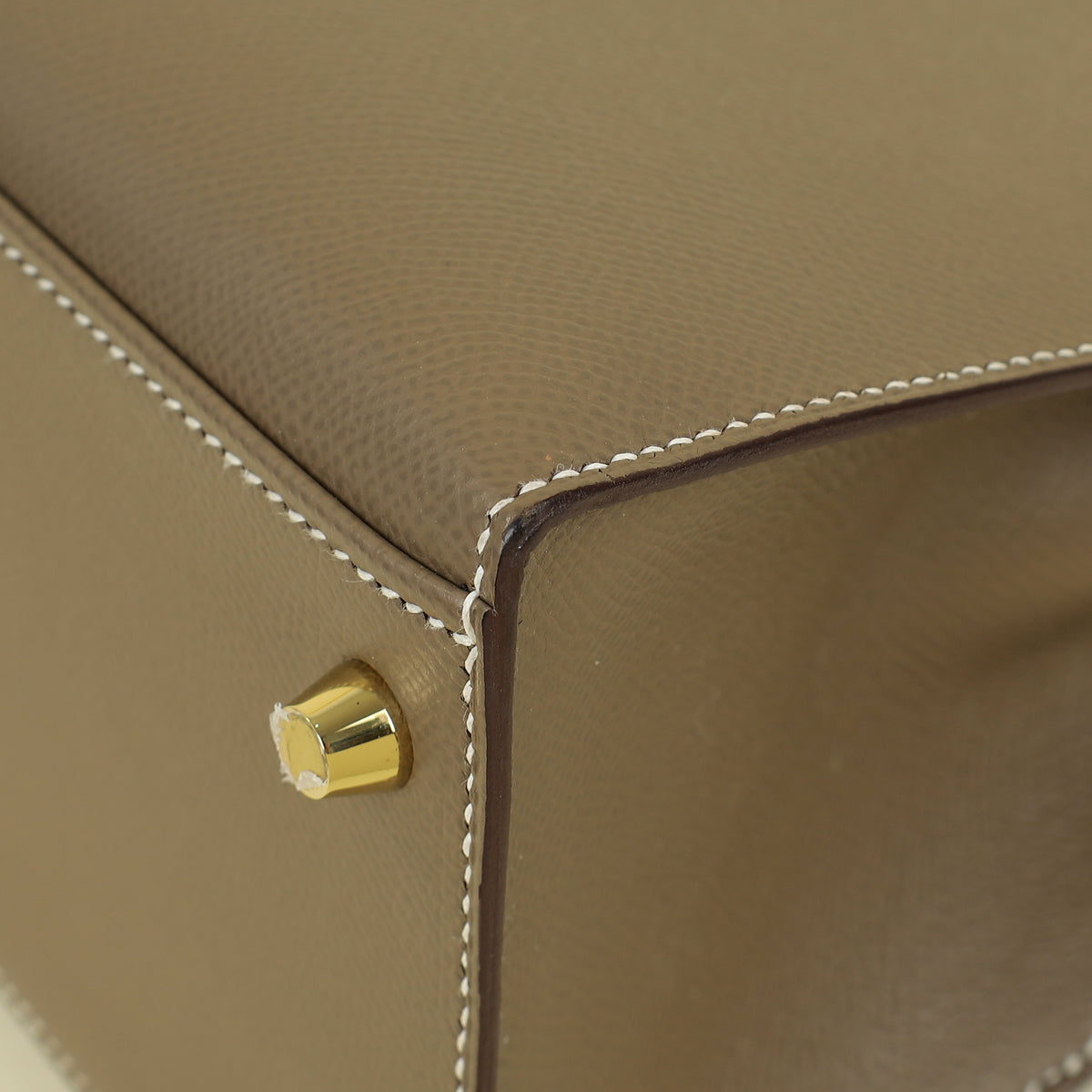 Hermes Etoupe Kelly 28 Sellier Bag