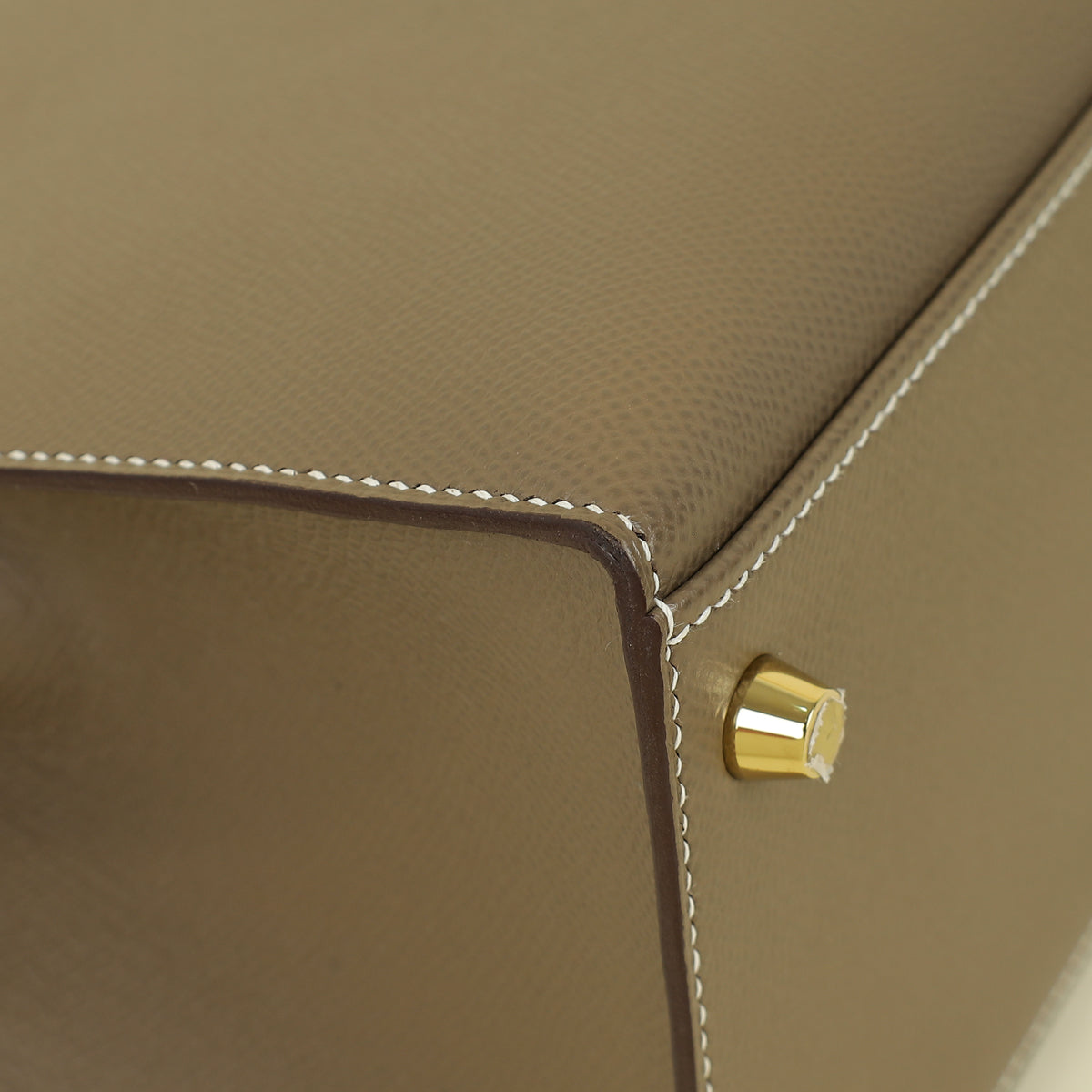 Hermes Etoupe Kelly 28 Sellier Bag