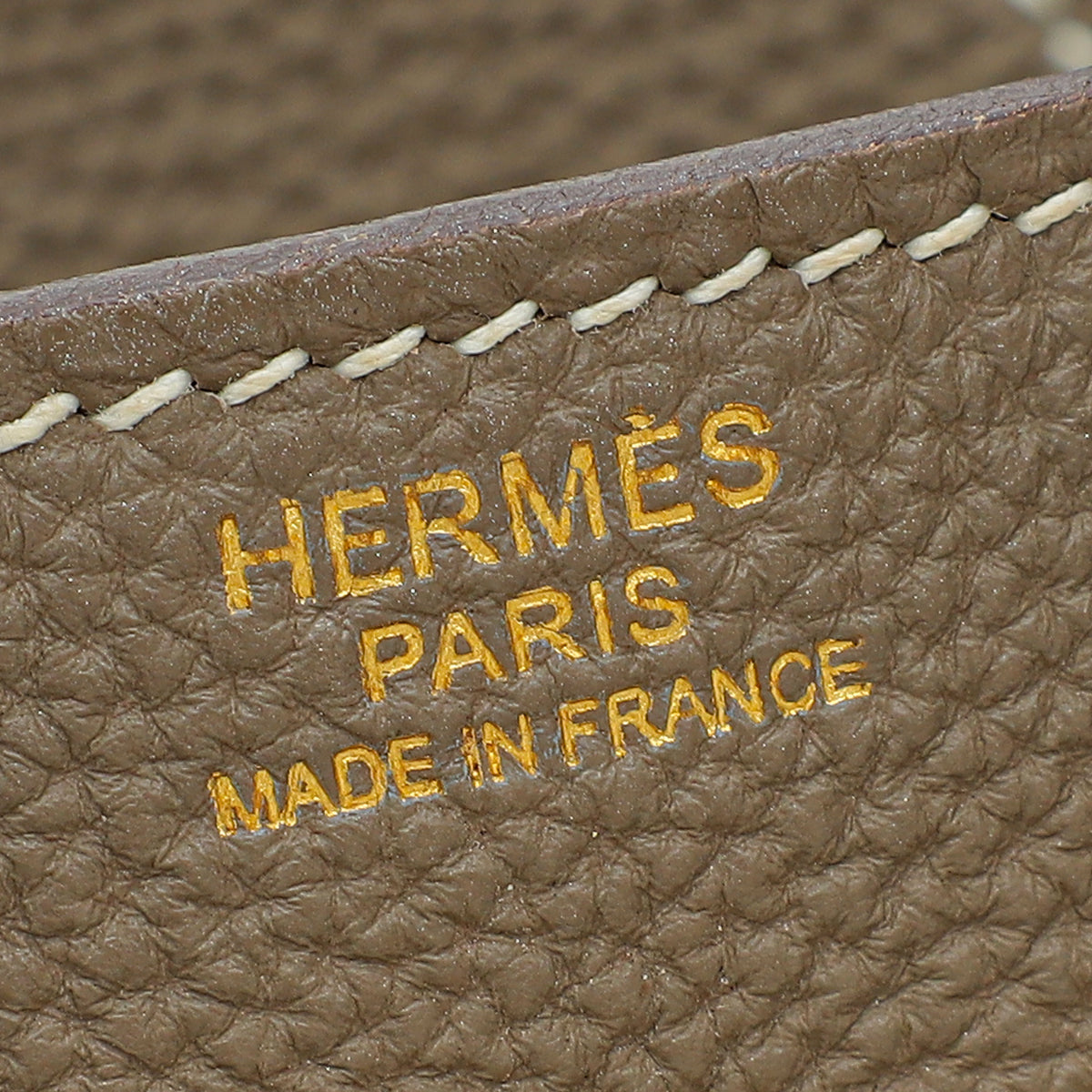 Hermes Etoupe Retourne Birkin 30 Bag