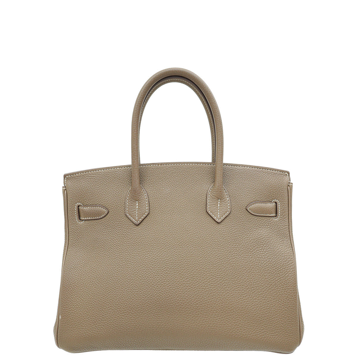 Hermes Etoupe Retourne Birkin 30 Bag